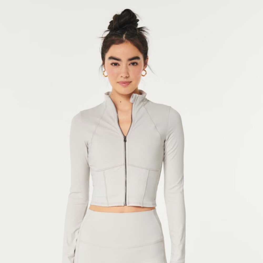 NWT Hollister Gilly Hicks Active Boost Zip-Up Jacket Size L